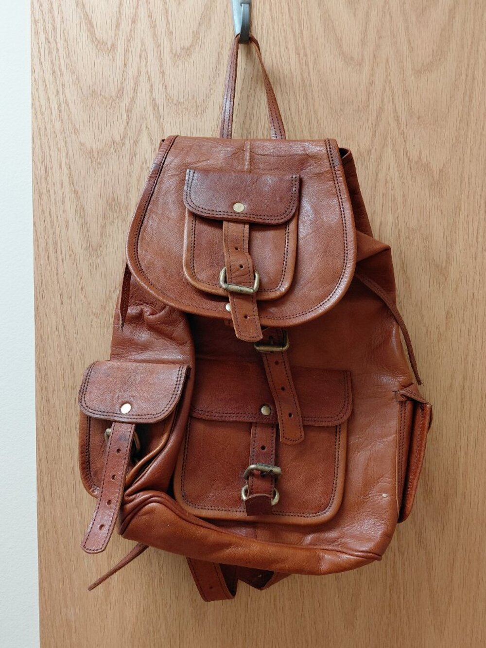 Leather Backpack